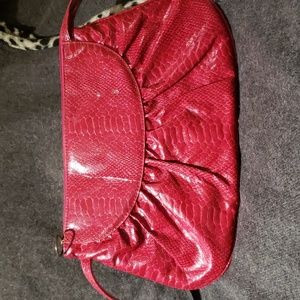 Red Clutch/Wristlet